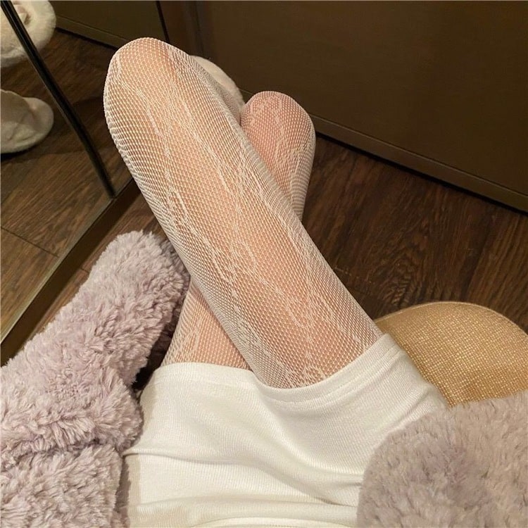 Sexy Hollow Temptation Fishnet Stockings-24